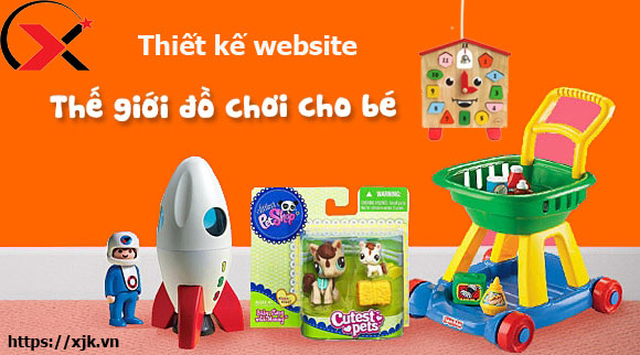Thiết kế website bán đồ chơi trẻ em